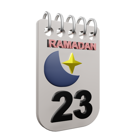 Ramadan Day 23  3D Icon