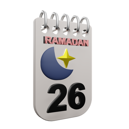 Ramadan Day 26 3D Icon
