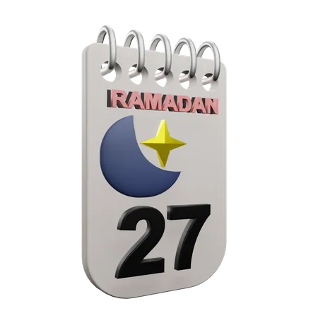 Ramadan Day 27  3D Icon