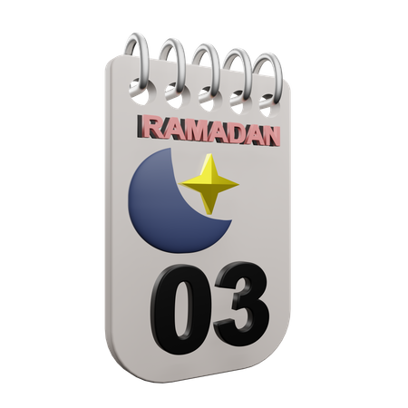 Ramadan Day 3 3D Icon