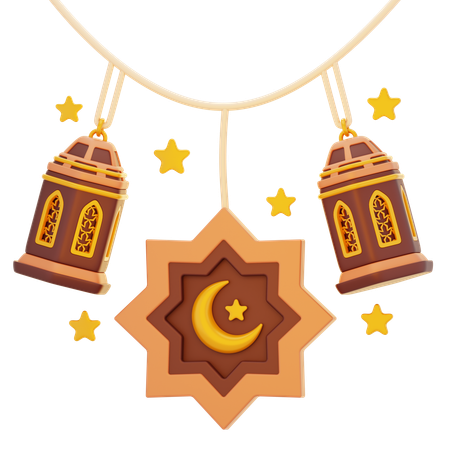 Ramadan Decoration  3D Icon