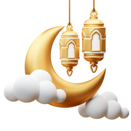 Ramadan Decoration  3D Illustration