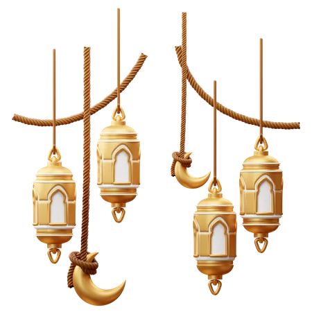 Ramadan Decoration  3D Illustration