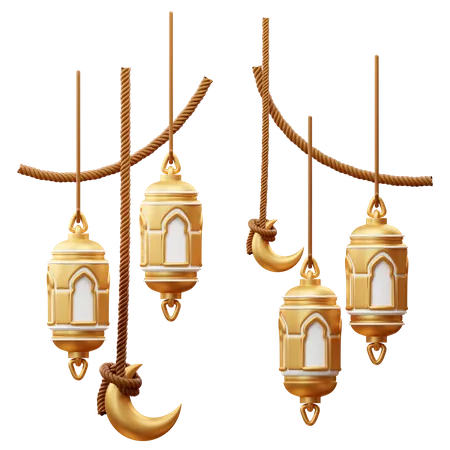 Ramadan Decoration 3D Illustration