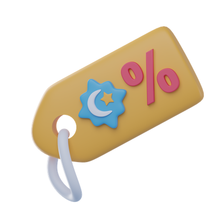 Ramadan Discount  3D Icon