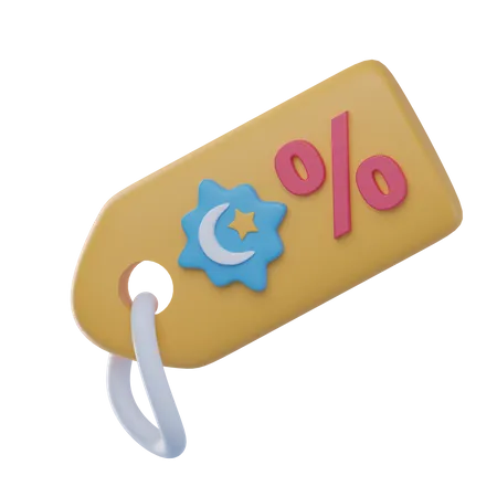 Ramadan Discount  3D Icon