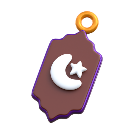 Ramadan Discount Tag  3D Icon