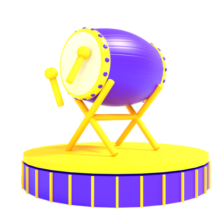 Ramadan Drum  3D Icon