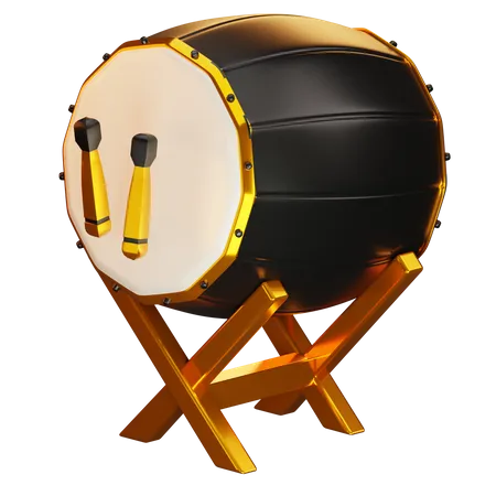 Ramadan Drum  3D Illustration