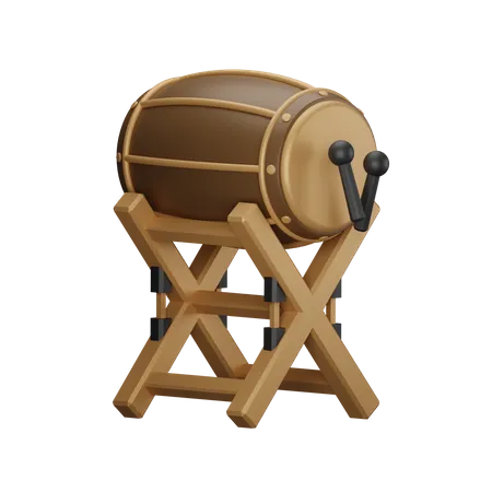 Ramadan Drum  3D Illustration