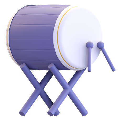 Ramadan Drum  3D Illustration