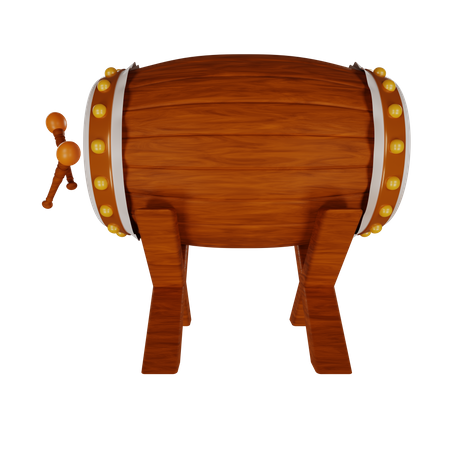 Ramadan Drum  3D Illustration