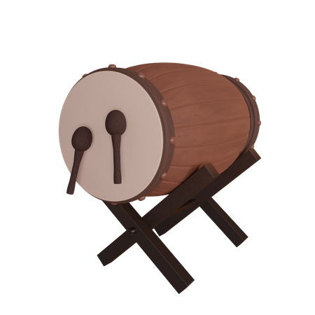 Ramadan Drum  3D Illustration