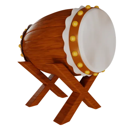 Ramadan Drum 3D Illustration