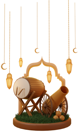 Ramadan Festival  3D Icon