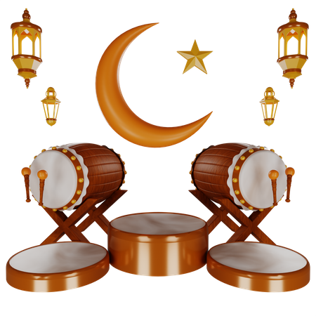 Ramadan Festival  3D Illustration