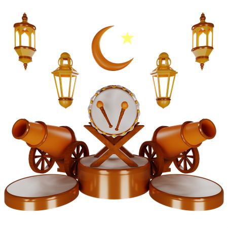 Ramadan Festival  3D Illustration