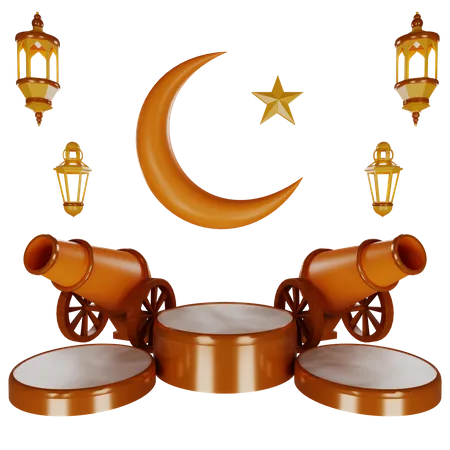 Ramadan Festival 3D Illustration