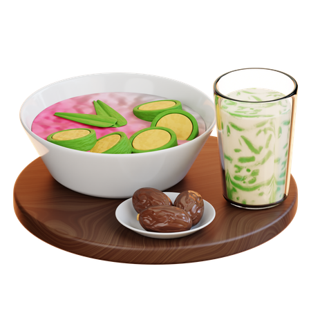 Ramadan Foods  3D Icon