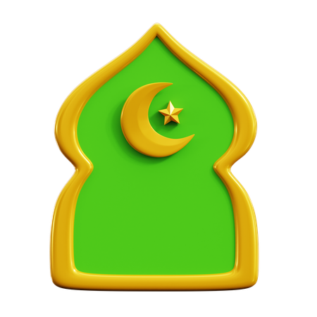 Ramadan Gate  3D Icon