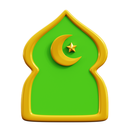 Ramadan Gate  3D Icon