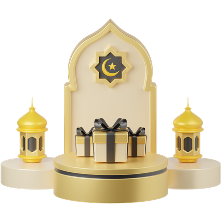 Ramadan Gift  3D Illustration