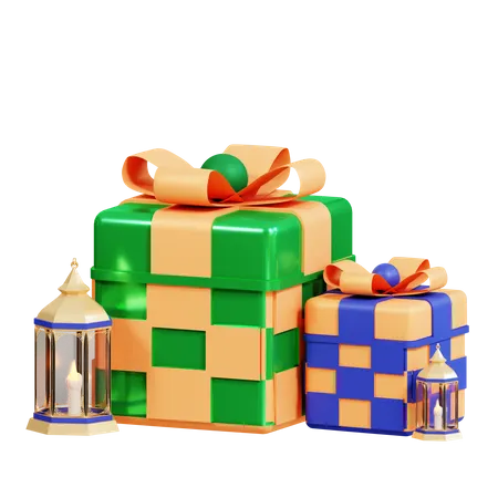 Ramadan Gift Box  3D Icon