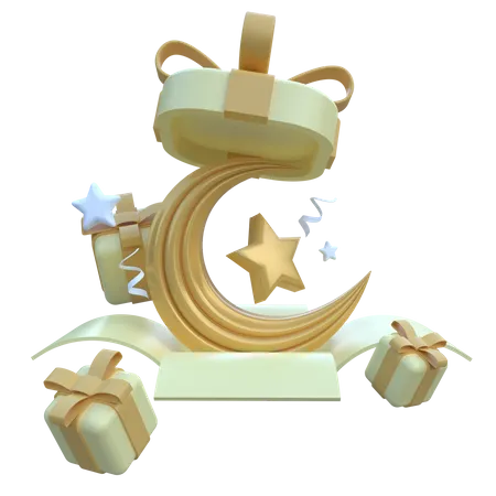 Ramadan Gift Box  3D Icon