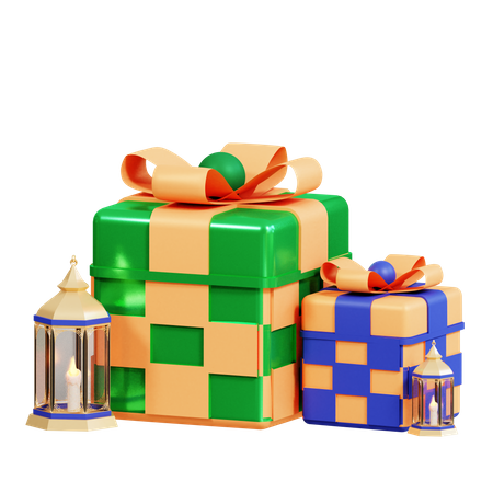 Ramadan Gift Box  3D Icon