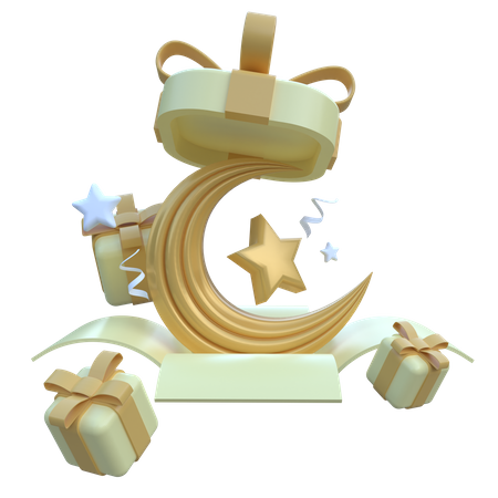 Ramadan Gift Box  3D Icon