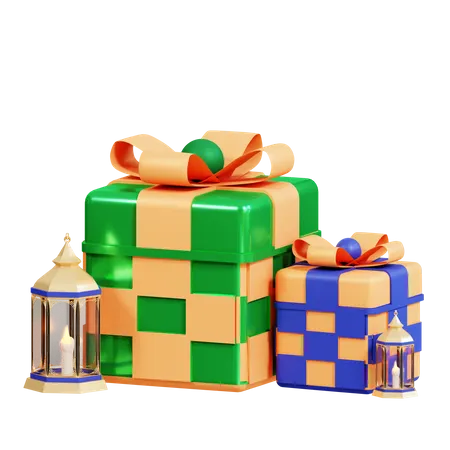 Ramadan Gift Box 3D Icon