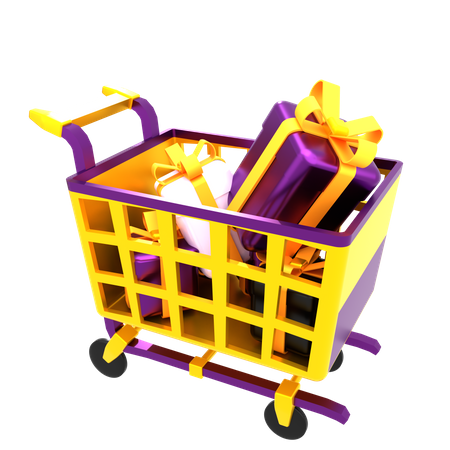 Ramadan Gift Shopping  3D Illustration