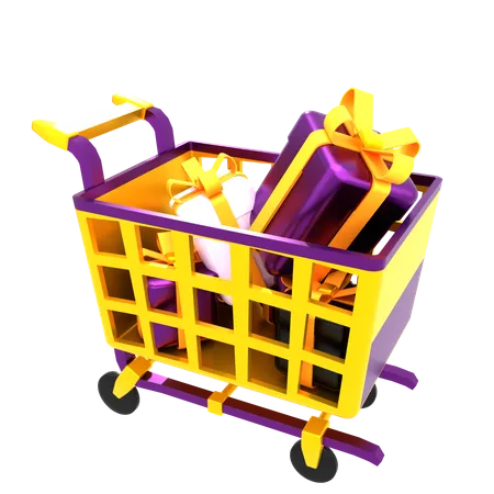 Ramadan Gift Shopping  3D Illustration