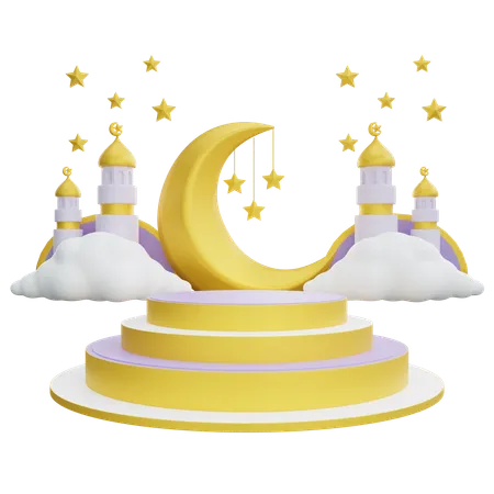 Ramadan Greeting  3D Icon