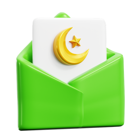 Ramadan Greeting  3D Icon
