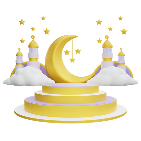 Ramadan Greeting  3D Icon