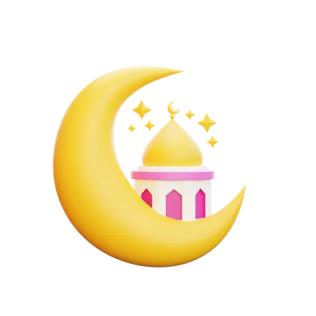 Ramadan Greeting  3D Icon