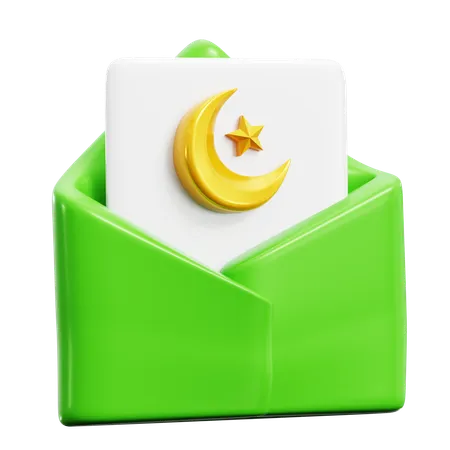 Ramadan Greeting  3D Icon