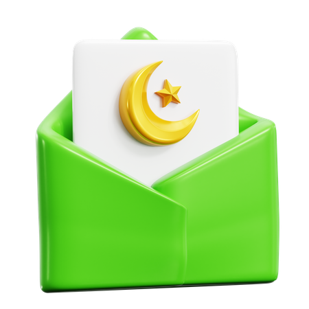 Ramadan Greeting  3D Icon