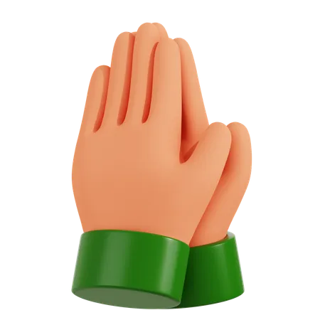 Ramadan Hand  3D Icon