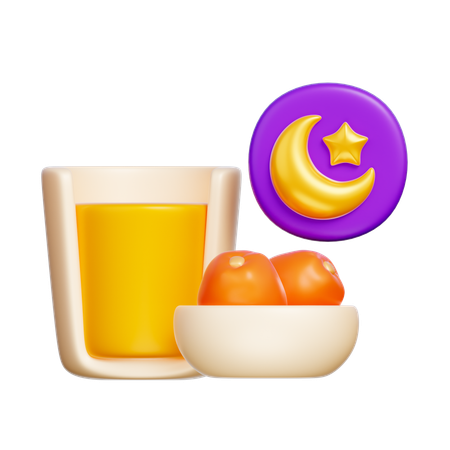 Ramadan Iftar  3D Icon