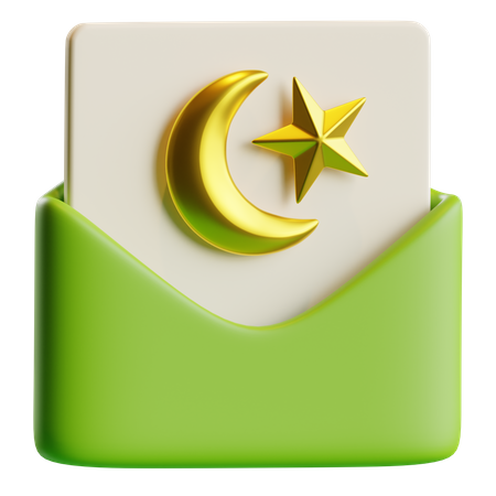 Ramadan Invitation Card  3D Icon