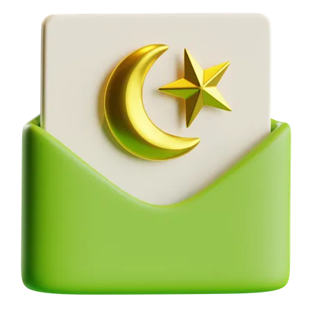 Ramadan Invitation Card  3D Icon