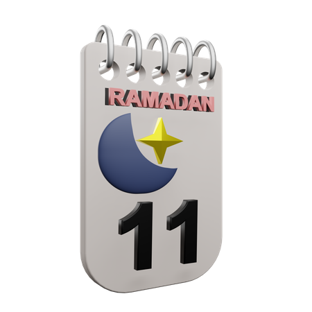 Jour de ramadan 11  3D Icon