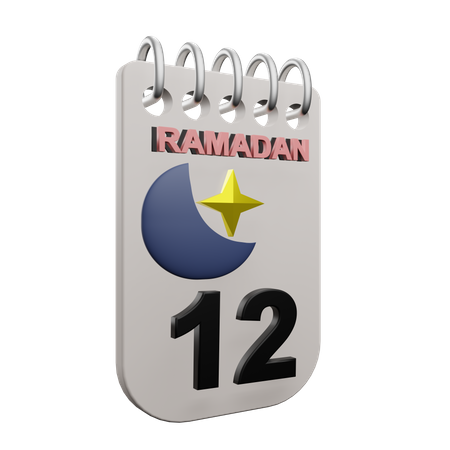 Jour du ramadan 12  3D Icon