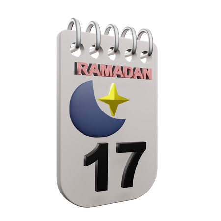 Jour 17 du ramadan  3D Icon