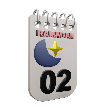 Jour 2 du ramadan  3D Icon