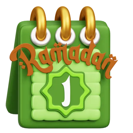 Ramadan-Kalender  3D Icon