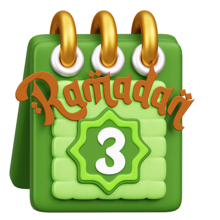 Ramadan-Kalender  3D Icon