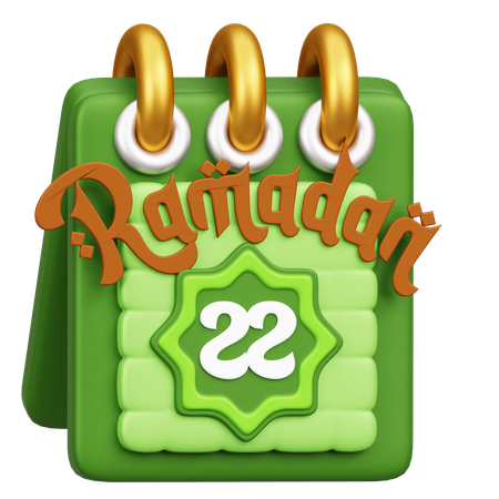 Ramadan-Kalender  3D Icon